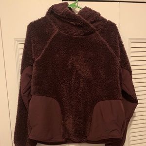 Women Nike Fleece Hodded Pullover Size M